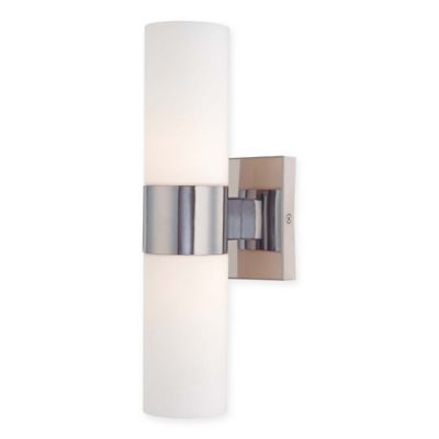 Buy Minka Lavery 2-Light Tube Wall Sconce in Chrome from Bed Bath & Beyond